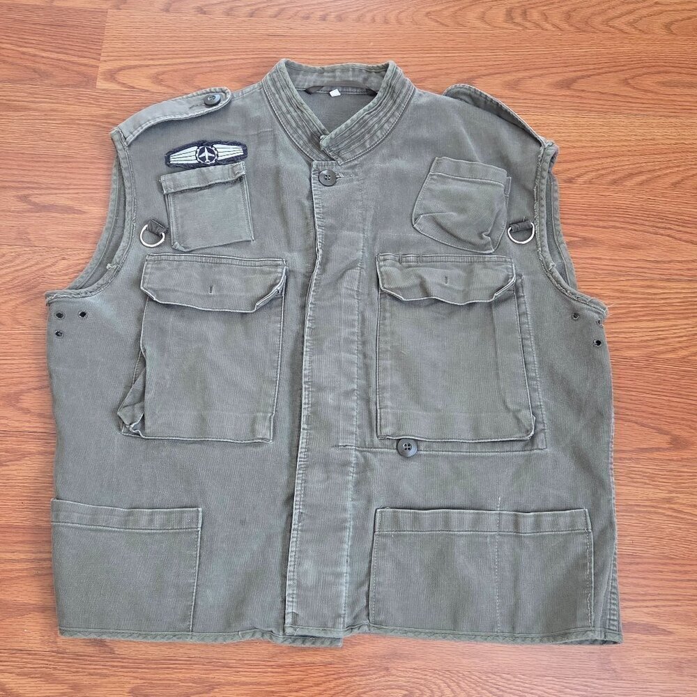 Vintage 1990s H Winnen GMBH & Co. German Military Field JACKET Army Green Unisex